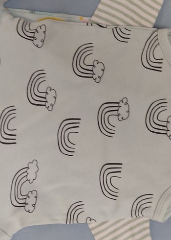 Uzun Kollu Mont Yeşili Bebek Body Seti - Görsel 2