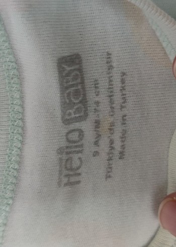 Uzun Kollu Mont Yeşili Bebek Body Seti - Görsel 4