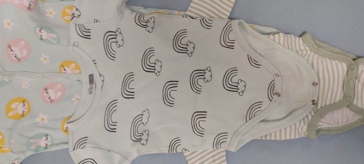 Uzun Kollu Mont Yeşili Bebek Body Seti - Görsel 2