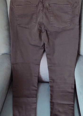 Gri Hamile Kot Pantolon, Normal Boy, Kemerli - Görsel 2