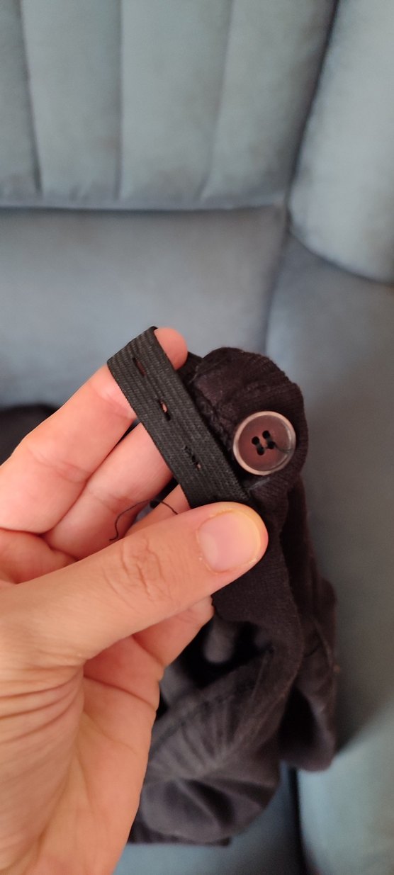 Gri Hamile Kot Pantolon, Normal Boy, Kemerli - Görsel 4