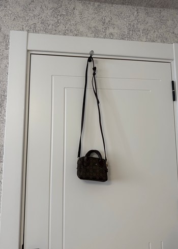 Kahverengi Deri Yılan Desenli Kadın Çanta