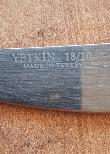 Bej ve Gri Desenli 6 Parça Bıçak Seti - Görsel 5