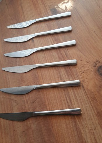 6 Parça Paslanmaz Çelik Bıçak Seti - Görsel 6