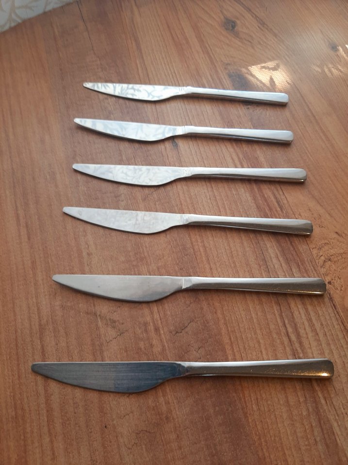 6 Parça Paslanmaz Çelik Bıçak Seti - Görsel 3