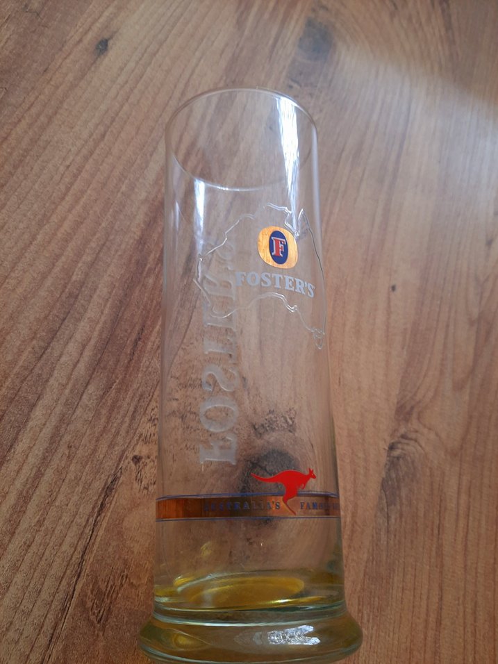 Foster's Renkli Altlıklı Bira bardağı - Görsel 2