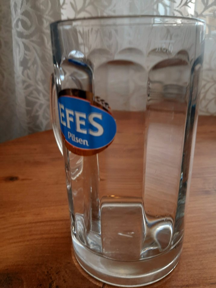 EFES Pilsen Mavi Cam Bira Bardağı - Görsel 3
