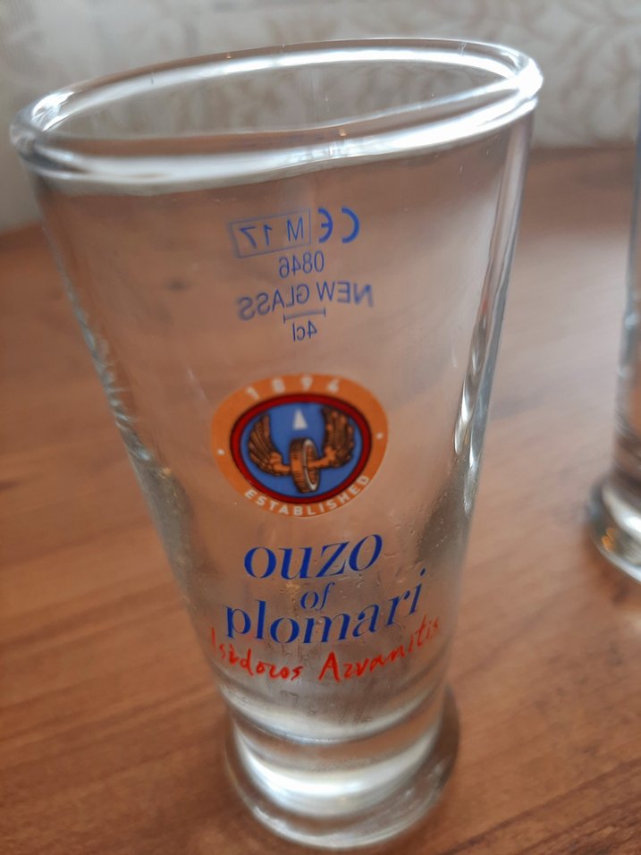 Bej Parlak Ouzo Shot Bardağı - Görsel 2