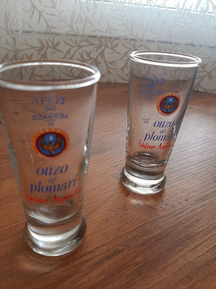 Bej Parlak Ouzo Shot Bardağı - Görsel 3