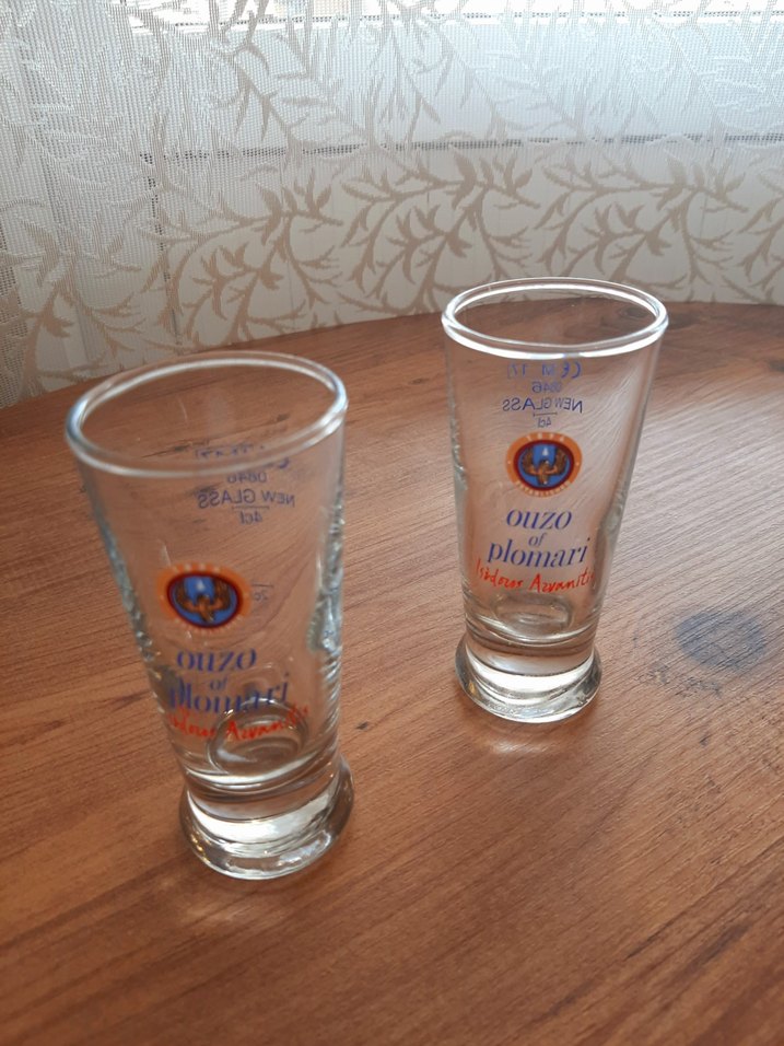 Bej Parlak Ouzo Shot Bardağı - Görsel 4