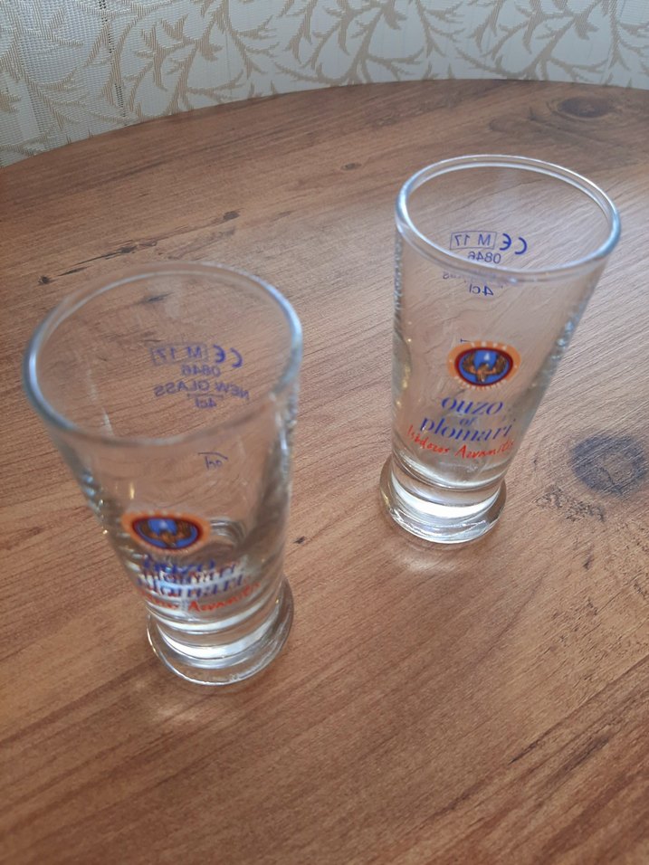 Bej Parlak Ouzo Shot Bardağı - Görsel 5