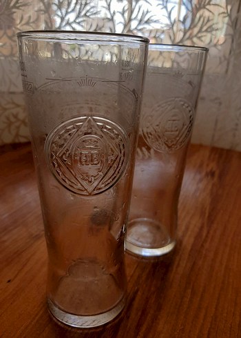 Bej Parlak Bira Bardağı Seti - Görsel 6