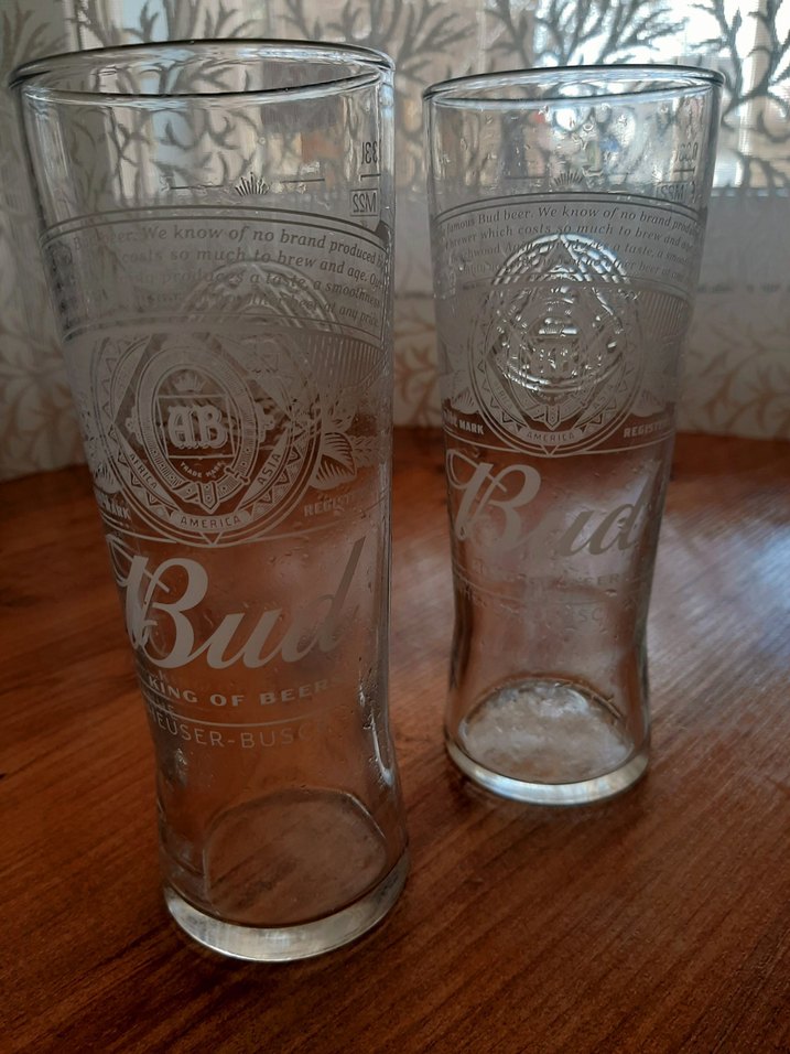 Bej Parlak Bira Bardağı Seti - Görsel 2