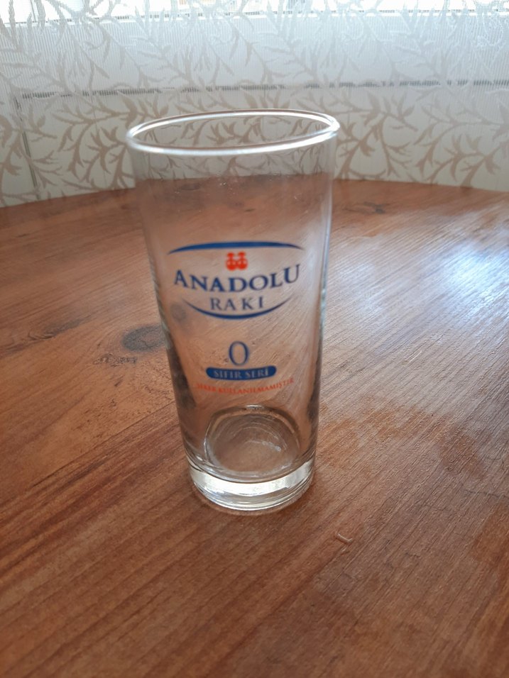 Anadolu Rakı Logolu İnce Cam Bardak - Görsel 4