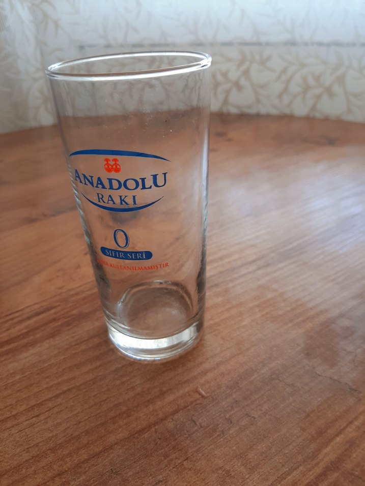 Anadolu Rakı Logolu İnce Cam Bardak - Görsel 2