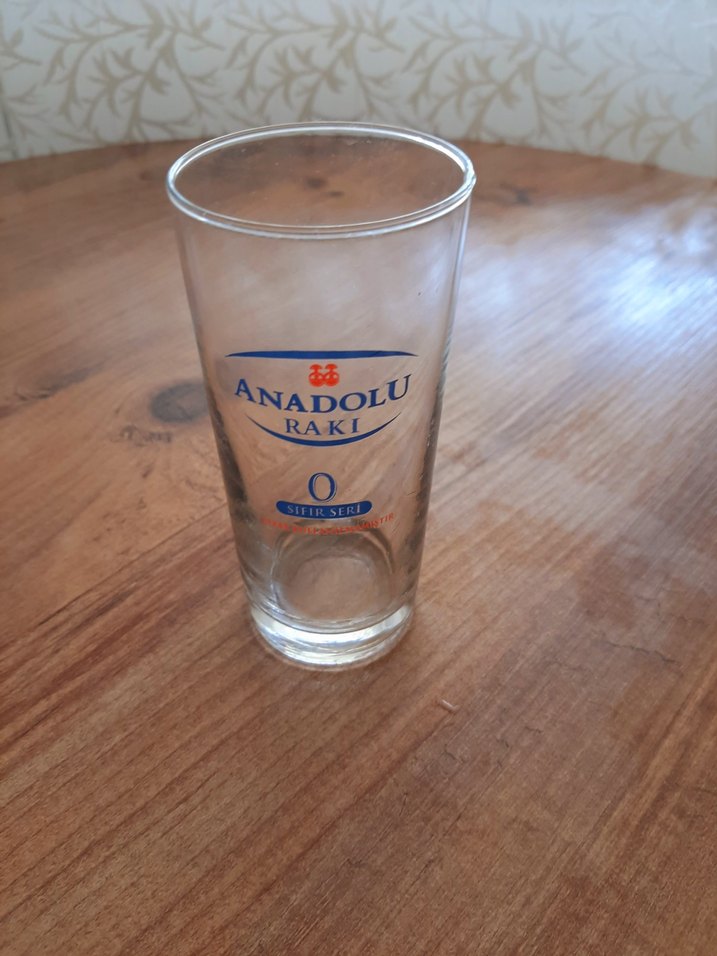 Anadolu Rakı Logolu İnce Cam Bardak - Görsel 3