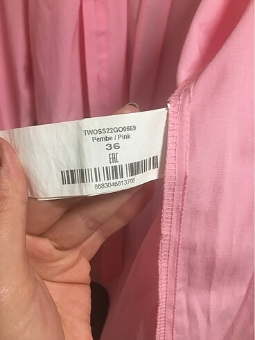 s Beden pembe Renk Trendyolmilla pembe gömlek