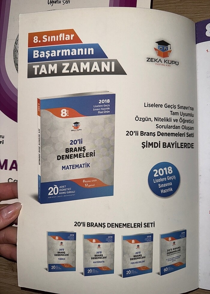 LGS matematik 20?li branş denemesi - Görsel 2