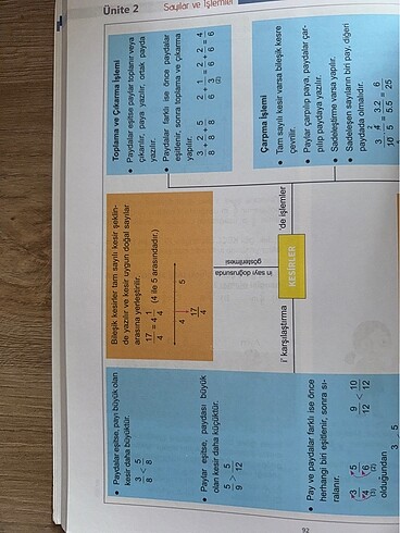6. Sınıf orjin matematik etkinlikleri konu özetli soru bankası - Görsel 5