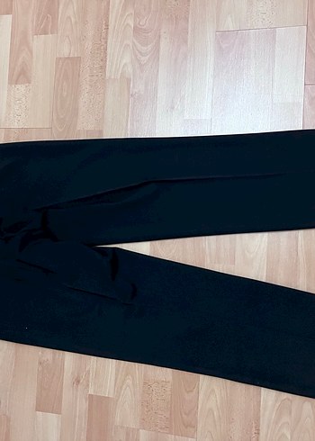 42 Beden mavi Renk Kadın Koyu Mavi Midi Kumaş Pantolon