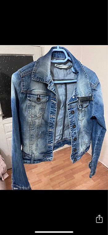Kadın Stradivarius kot mont