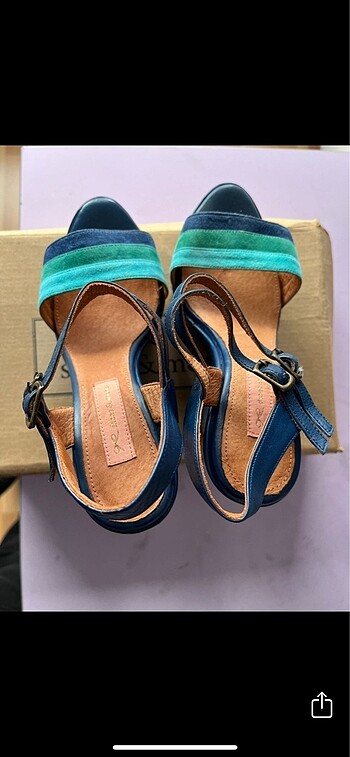 37 Beden çeşitli Renk Kadın shoes&more dolgu topuk ayakkabı