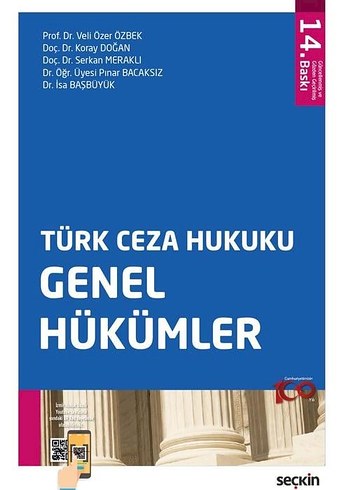 Türk Ceza Hukuku Genel Hükümler - 14. Baskı
