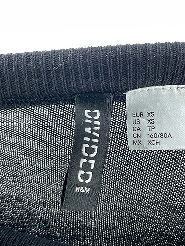 xs Beden siyah Renk H&M Kazak / Triko %70 İndirimli.