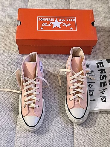 ?Converse chuk Taylor all star 70 NORMAL TOZ-PEMBE BOĞAZLI