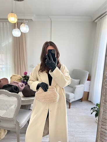 Zara Peluş örgü çanta