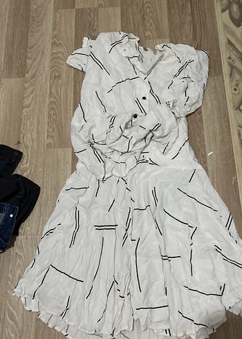 Bohem Beyaz Mini Keten Etek takım - Görsel 5