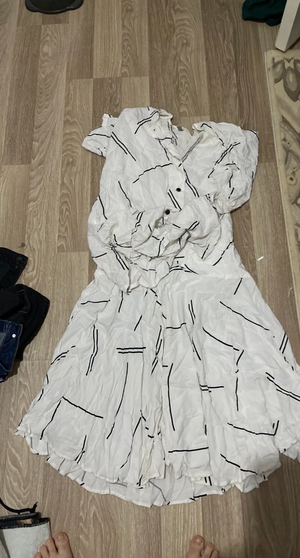 Bohem Beyaz Mini Keten Etek takım - Görsel 5