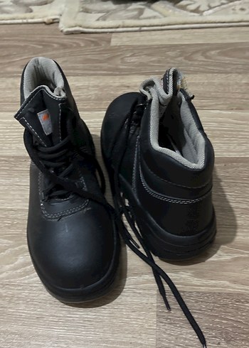 Siyah Bağcıklı kadın ve erkek unisex Kauçuk Bot - Görsel 3