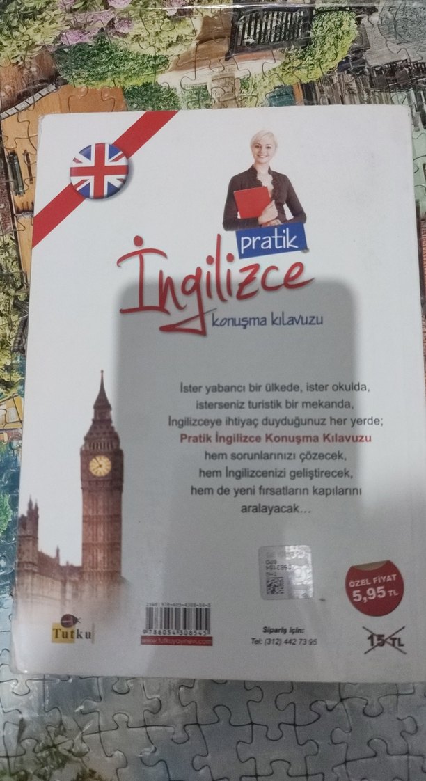 Kırmızı Baskılı Uzun Kollu Ofis Elbisesi - Görsel 2