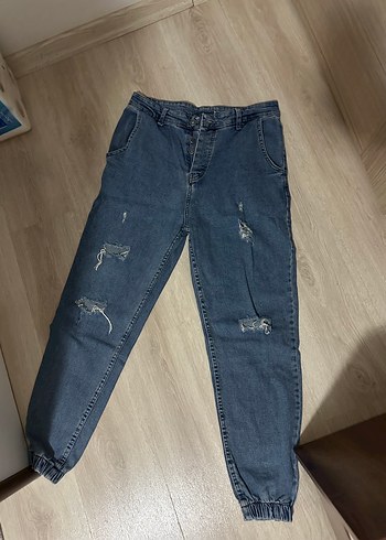 Gevşek Kesim Erkek Denim Jean Pantolon