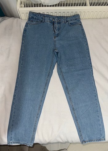 Diğer Mavi Loose Fit Midi Denim Kadın Jean