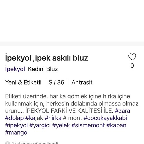 s Beden siyah Renk İpekyol