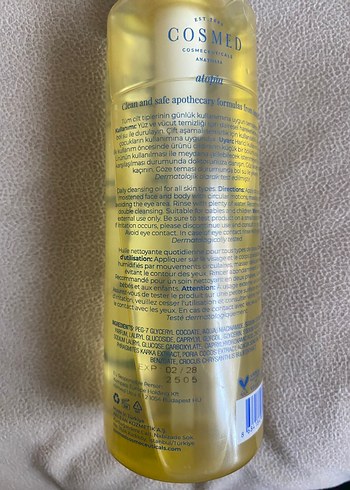 COSMED Atopia Temizleyici Yüz Yağı 400 ml - Görsel 3
