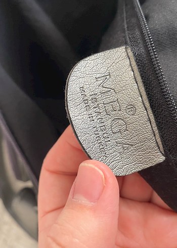 Gri Deri Fermuarlı Kadın Çanta - Görsel 6