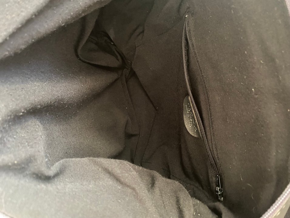 Gri Deri Fermuarlı Kadın Çanta - Görsel 5