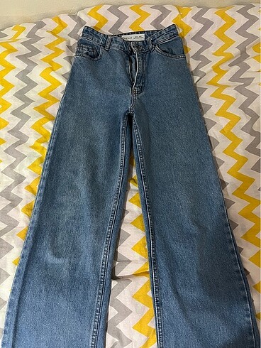 Yüksek bel wide leg jeans