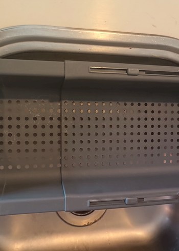 Beden gri Renk Gri Katlanabilir Plastik Lavabo Süzgeç