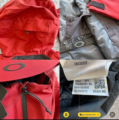 xl Beden 15K Oakley kayak snowboard ceket