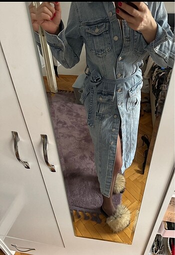Zara Zara jean elbise