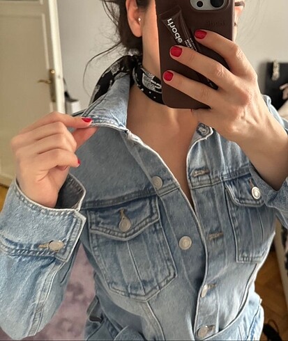 s Beden Zara jean elbise