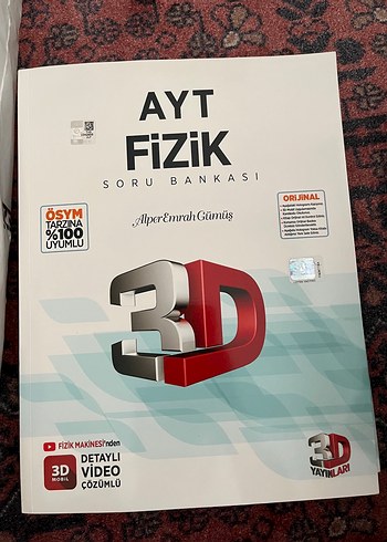 AYT Fizik Soru Bankası 3D Yayınları