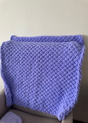 Mor Örgü Çocuk Battaniyesi - Görsel 6