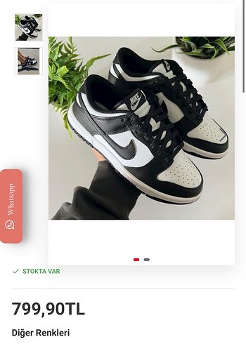 Beyaz Siyah Nike Kadın Spor Ayakkabı