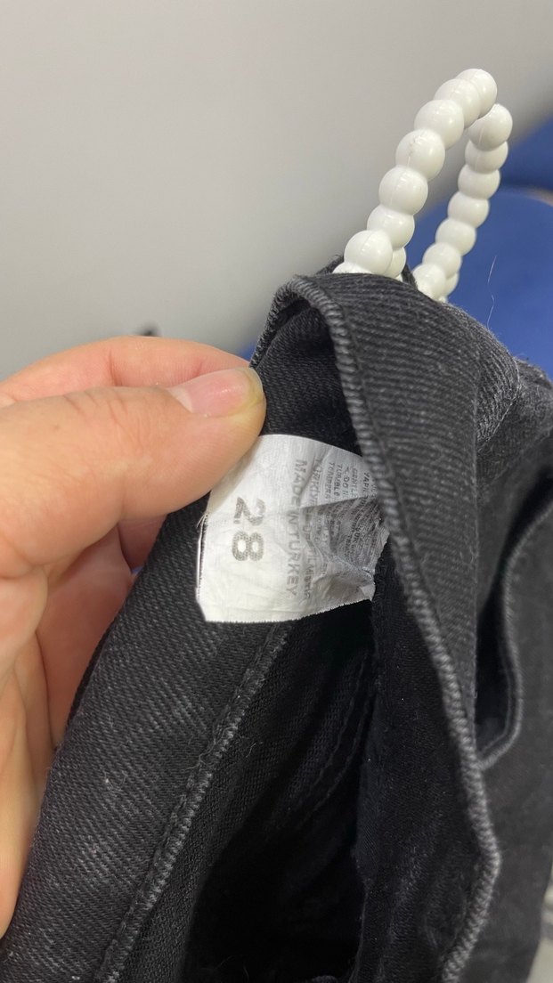 Siyah Regular Fit Kadın Denim Pantolon - Görsel 3