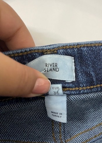 36 Beden Lacivert Kadın Denim Jean